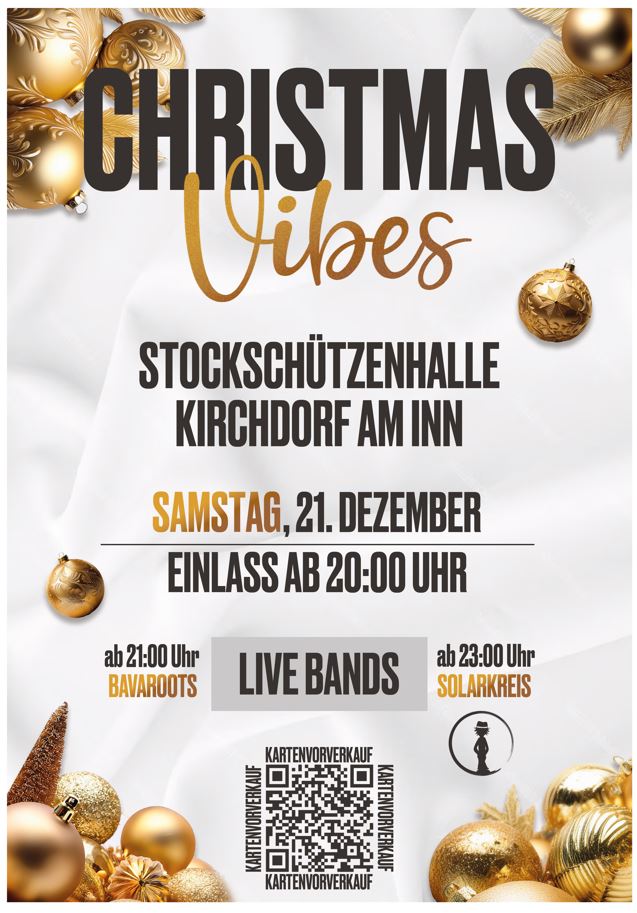 Link zu der Veranstaltung Christmas Vibes - SAMSTAG